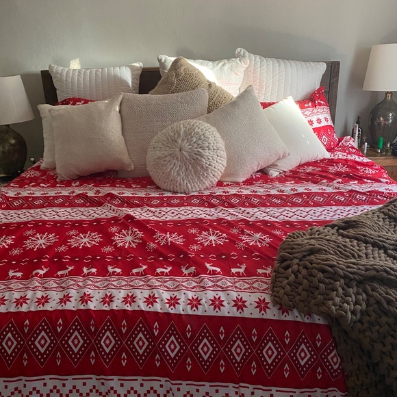 Bedsure Christmas Duvet Cover Set, King Christmas Bedding - Festive Printed - Picture 2 of 4